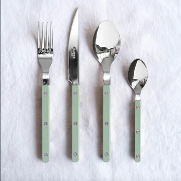 法國製 Sabre Paris 復古酒館鈕扣-抹茶拿鐵（新色多功能選） - 茶匙