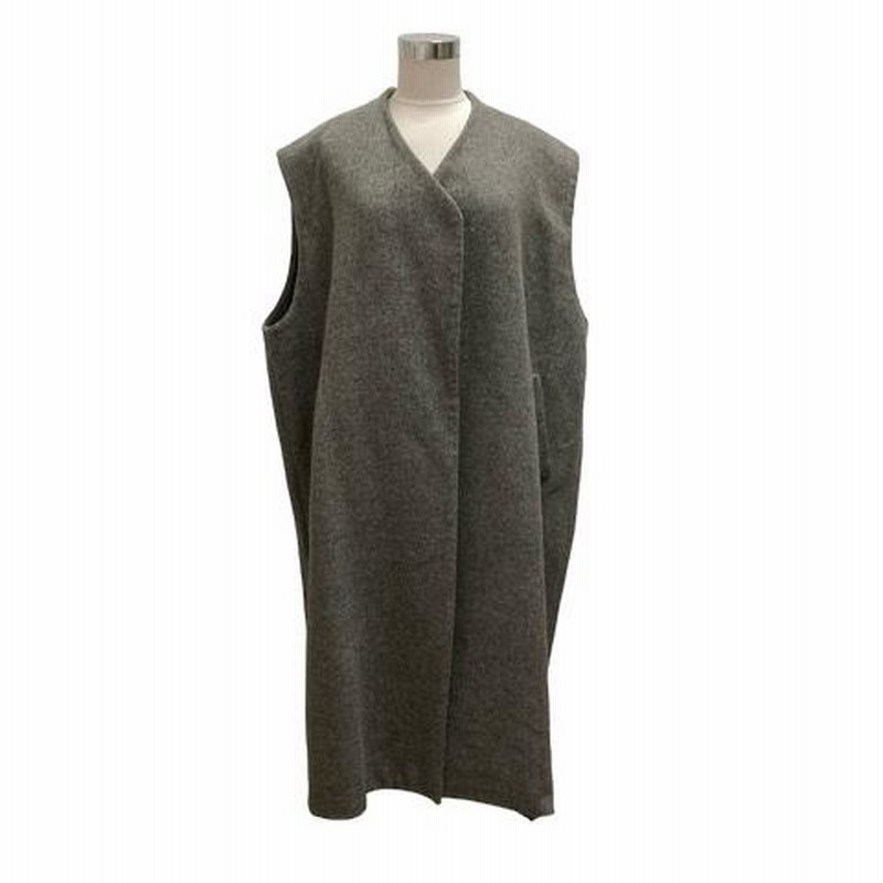 エンフォールド　ジレ ENFOLD（エンフォルド）の「COダブルツイルセミフレアジレ