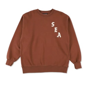 VerticalSEACrewneckSweatshirt棕