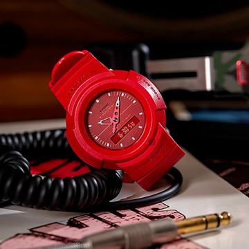 CASIO 卡西歐 G-SHOCK 復刻ONE TONE雙顯計時手錶 夏日煥新提案 送禮推薦 AW-500BB-4E
