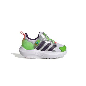 Adidas Lightorama Rnr Buzz El 小童 童鞋 白綠銀黑色 舒適 休閒 慢跑鞋 KI6604