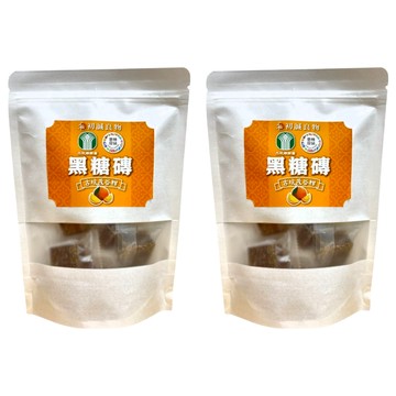 初誠良物 黑糖磚 古坑鄉農會聯名 含古坑茂谷柑、桂圓紅棗、台灣老薑、原味黑糖  18g  10個  2包