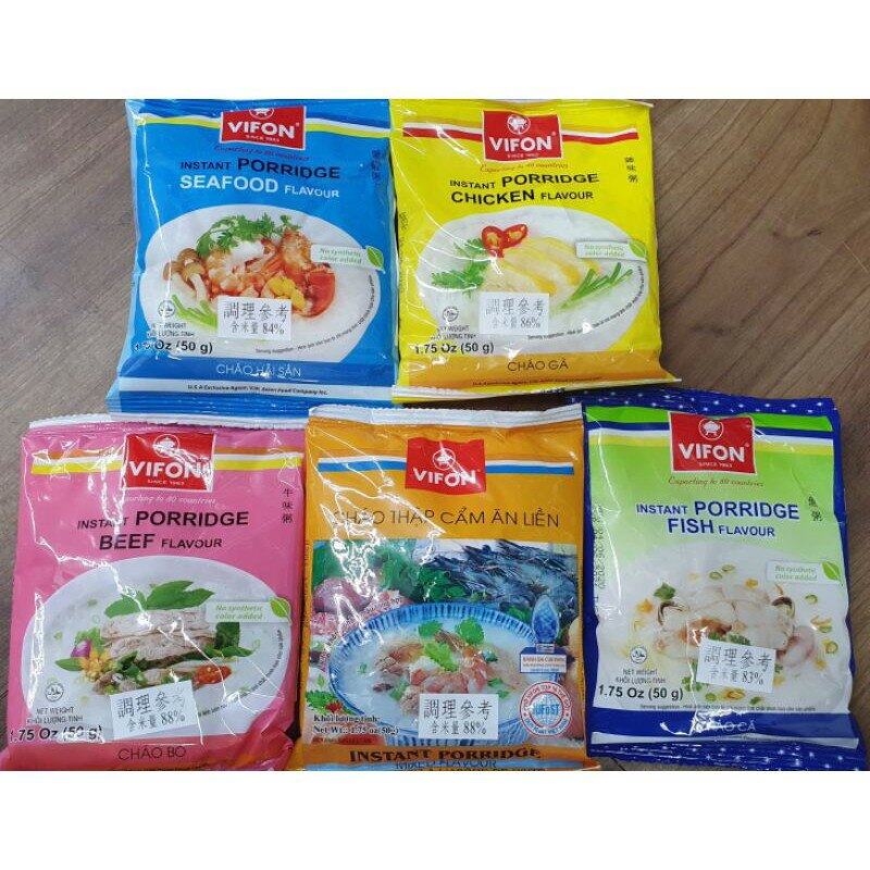 【越南】 VIFON味豐 越南粥 速食粥 沖泡粥 50g