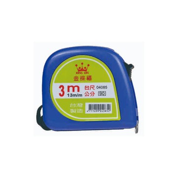 【 徠福 】彩色鋼捲尺(3m/13mm台尺公分) / 個 NO.4085