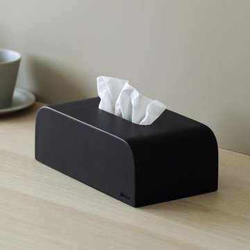 圓角磚砂岩面紙盒-多色可選 沙黑
