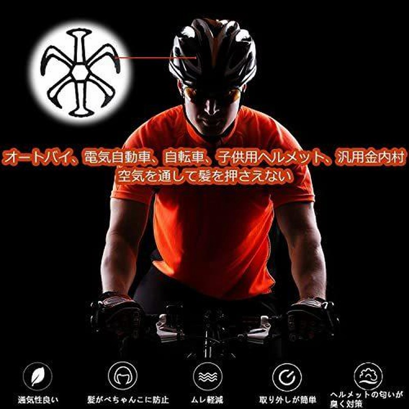 超目玉 ヘルメット ベンチレーション インナー ブラック 蒸れ 防臭 清潔 ヘルメット ベンチレーション インナー ブラック 蒸れ 防臭 清潔 再入荷