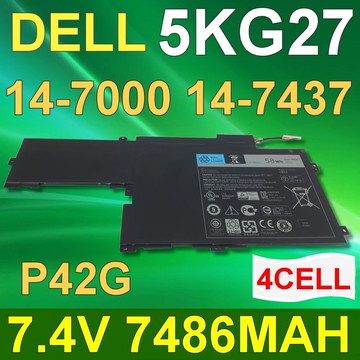 DELL 4芯 5KG27 日系電芯 電池 inspiron14-7000 inspiron14-7437 P42g Ins14HD-16 9KH5H C4MF8 P42g Inspiron14