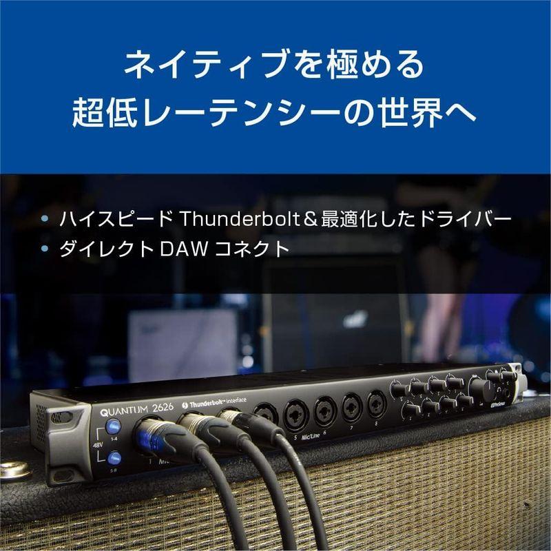 PreSonus Quantum 2626 オーディオインターフェイス 24Bit 192kHz 26入出力Thunderbolt Stud