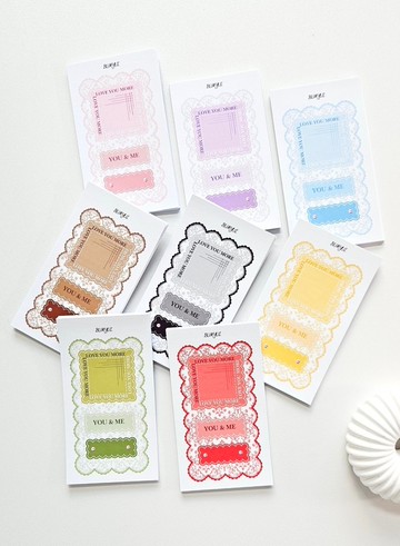 浪漫愛情標籤裝飾