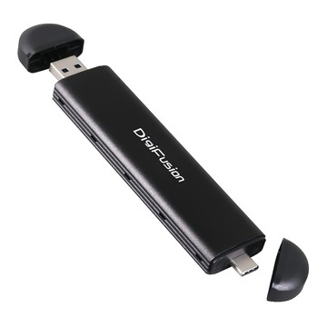 DigiFusion 伽利略 雙支援外接盒 M.2 NVMe+NGFF to USB3.1 Gen2  1個
