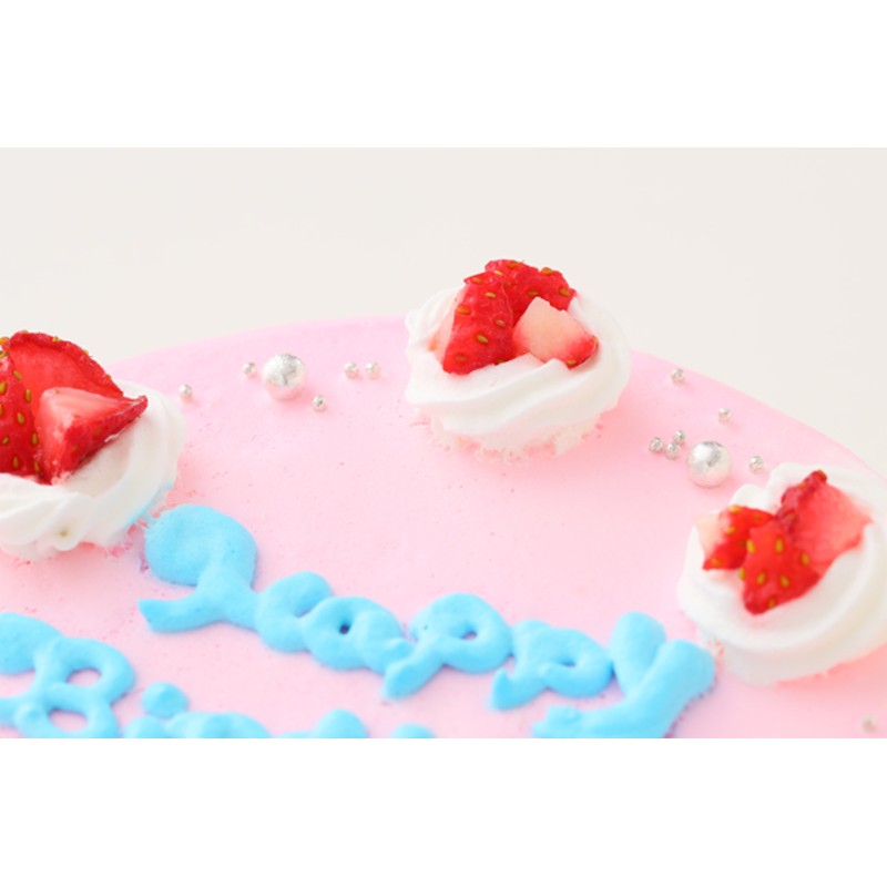可愛いピンクのショートケーキ 3号 いちご 生クリーム 9cm 通販 Lineポイント最大3 0 Get Lineショッピング