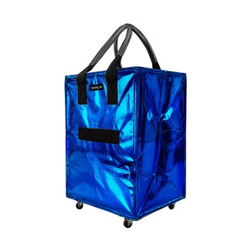 HANLIN BAGM 中號折疊拖拉包 滾輪 登機包 購物袋 旅行袋 買菜 靜音輪 浩大機能 小拉車 肯定好裝 拖拉包 可背