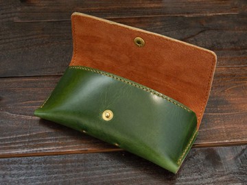 [意大利皮革] IBIZA 眼鏡盒綠