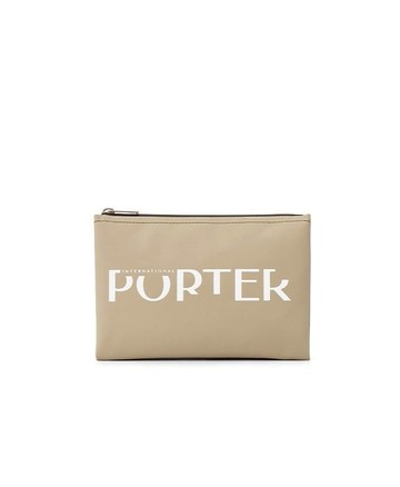 【PORTER INTERNATIONAL】GAP 收納包(S)/ 米色 11754-00318