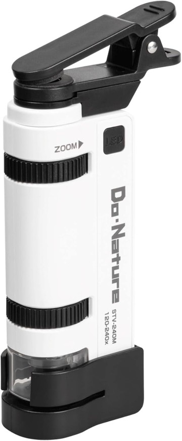 [4東京直購] Kenko STV-240M WSA 掌上型顯微鏡+手機夾 120-240倍 內藏LED 攜帶型 顯微鏡