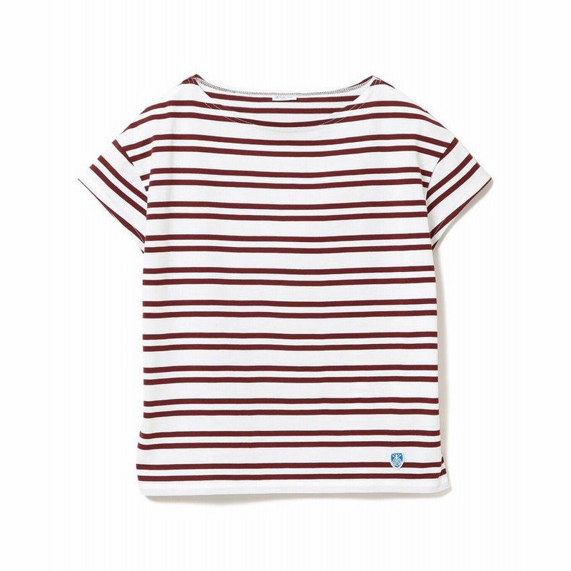 ビームス アウトレット Orcival ボーダー Tシャツ レディース 2st White Maroon Onesize Beams Outlet 通販 Lineポイント最大1 0 Get Lineショッピング