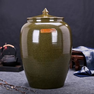景德鎮陶瓷米缸酒壇水缸油缸20斤30斤50斤100斤200斤 防潮防蟲