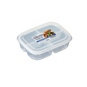 日本製NAKAYA 微波4格保鮮盒 620ml