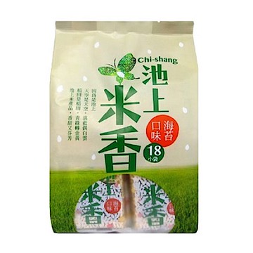 池上鄉農會 池上米香-海苔口味(180g/包)