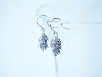 -Iolite- 串飾 <耳環・耳夾>