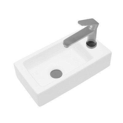 TOTO【LSL870APR】コンパクト手洗器 ハンドル式単水栓 壁給水・壁排水