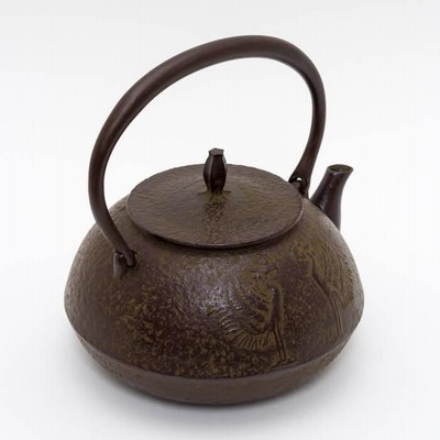 南部鉄瓶　「佐藤勝久」　波浮彫文　鉄瓶　幸工芸　茶道具・煎茶　K344 南部鉄瓶 「佐藤勝久」 波浮彫文 鉄瓶 幸工芸 茶道具・煎茶 K344