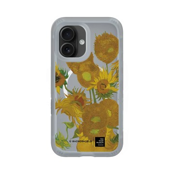 iPhone 16 AirX 流變灰 - Van Gogh Museum - 向日葵-透明