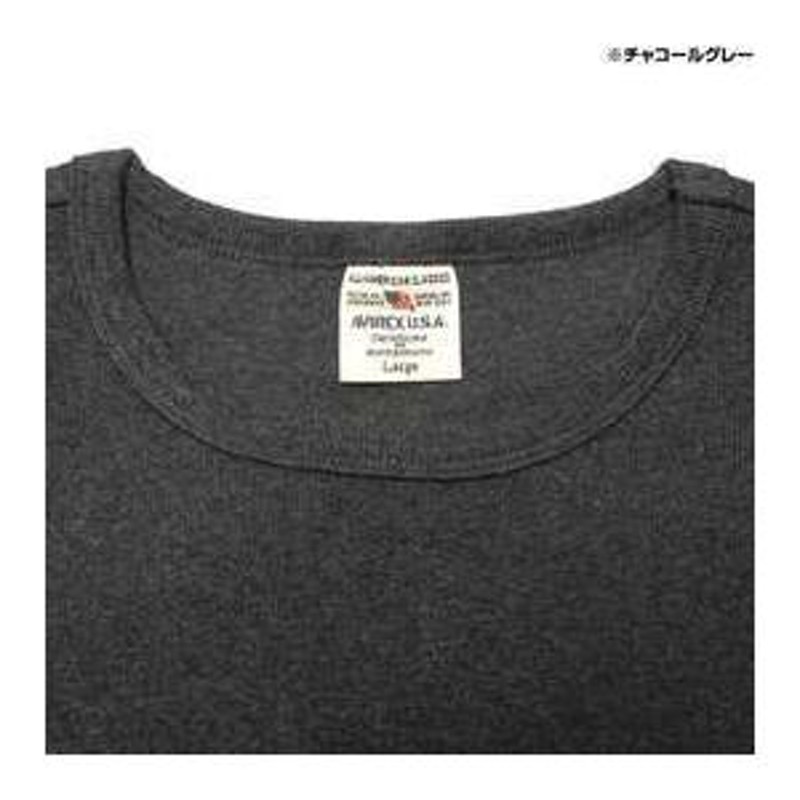 特別オファー アヴィレックス Mサイズ Vネック 長袖 Tシャツ グレー