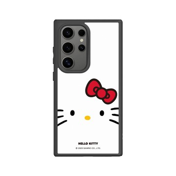 Galaxy S24 Ultra SolidSuit 黑 - 三麗鷗-Hello Kitty - 大臉Hello Kitty