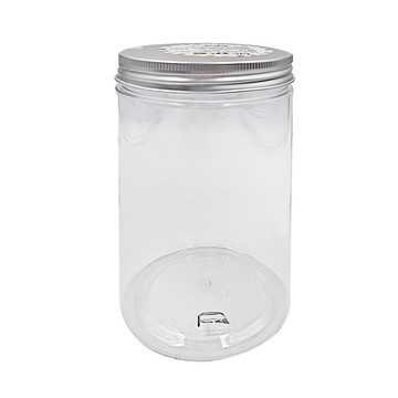 晶瓚廣口收納罐800ml 透明罐身易於辨識 密封防潮保鮮 居家收納好幫手  1入