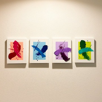 原畫 原創 繪畫 壓克力畫 Abstract 系列 18×14cm