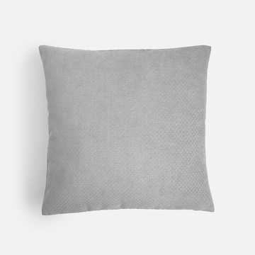 雪尼爾抱枕套 45x45cm 灰色