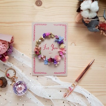 為你寫一封信 | 手作萬用卡 | 沙灘杏_2025聖誕節