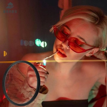 免運 特惠下殺 橙色夜景耀斑拉絲星光鏡相機濾鏡濾鏡單反鏡頭配件攝影特效82mm【Q1112】