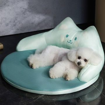 狗窩夏天涼席冰窩狗墊子睡覺用中小型犬可拆洗狗狗床沙發貓窩夏季