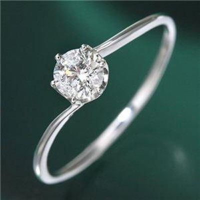 プラチナ0.3ct ダイヤリング 指輪 17号 | LINEショッピング