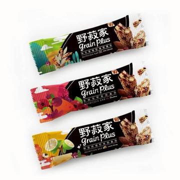 【野菽家】營養棒 (蔓越莓、海苔藜麥、蜂蜜檸檬)(30g/條)
