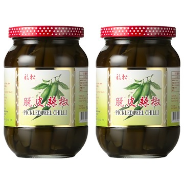 福松 脫皮辣椒 精選釀味  450g  2罐