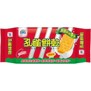 【蝦皮直營】乖乖 孔雀餅乾 75g/135g 點心 零食 古早味 台灣 製造