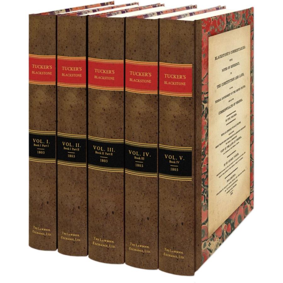 Blackstone's Commentaries: With Notes of Reference to the Constitution and