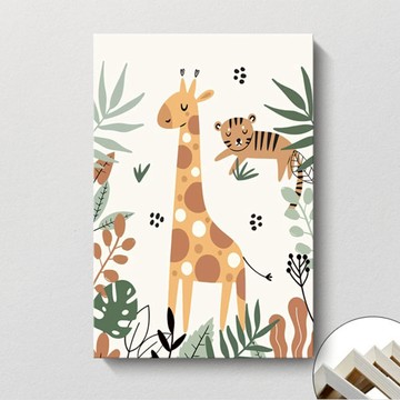 小小探險家無框掛畫