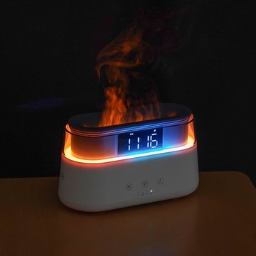 日本 THANKO 仿篝火照明加濕器 附鬧鐘機能 禮物 日本正規品代購