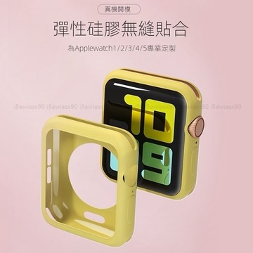 矽膠軟殼 適用 Apple Watch watch 8 7 6 5 SE 41mm 45mm 蘋果手錶 S8 保護殼