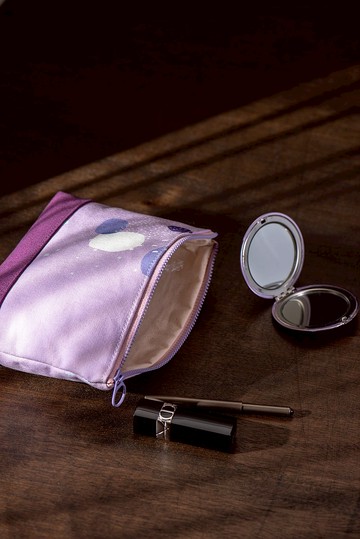 萬用化妝包(設計師布款)-紫色薇薰
