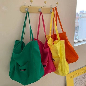 爆款直降價  帆布包 單肩包  收納袋  斜挎包 單肩包 帆布包女學生韓版超大容量2023新款休閒百搭多色單肩托特包手提