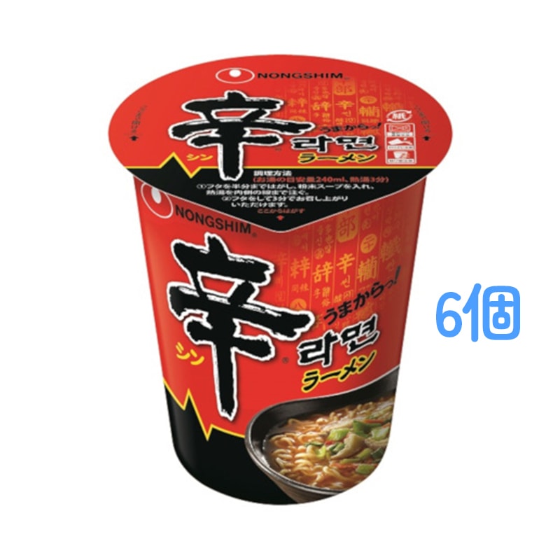 農心ジャパン 辛カップラーメン ６８ｇ