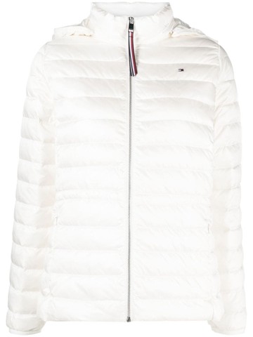 Tommy Hilfiger - hooded padded puffer jacket - women - Polyamide/Polyester - XS - White