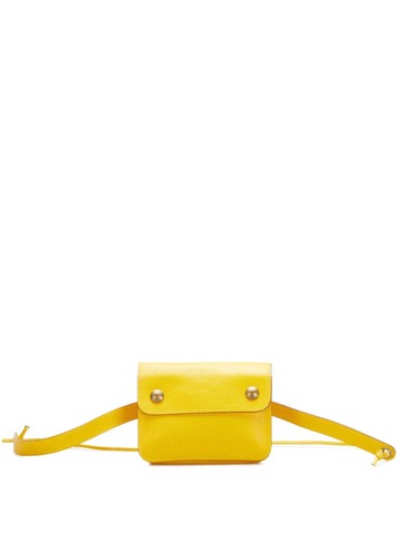Hermès Pre-Owned - 1991 Pochette Green belt bag - women - Calf Leather - One Size - Yellow