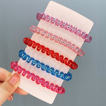 頭繩發飾風靡全韓電話繩發圈發繩發帶耐用皮筋飾品頭飾品多色發圈