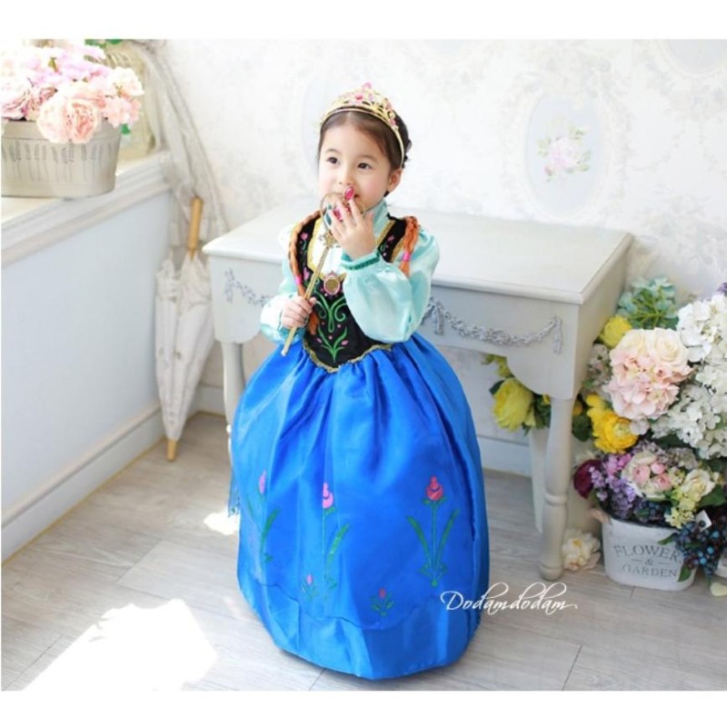 シークレットハニー ディズニー アナ雪 雪山 ドレス＆ケープ帽子手袋